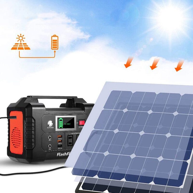 Us Direct Flashfish 50w 18v Prenosný Solárny Panel Skladacia Solárna Nabíjačka Pre Kempingový Generátor Energie