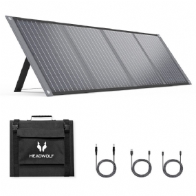 Us Direct Headwolf S100 100w 18v Prenosný Solárny Panel Skladací Ip65 Vodotesný Pre Elektráreň