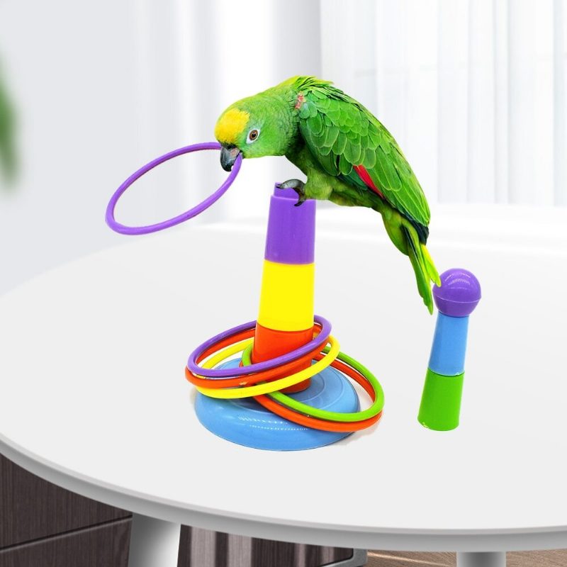Interaktívna Hračka S Farebným Prsteňom Bird