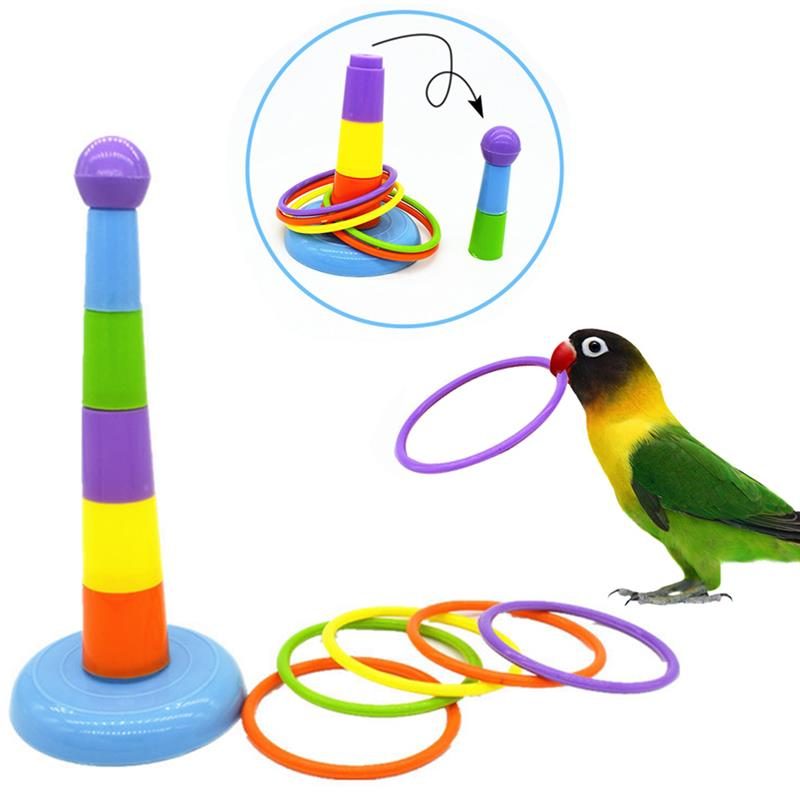 Výškovo Nastaviteľná Súprava Hračiek Tréningová Inteligencia Pre Vtáky