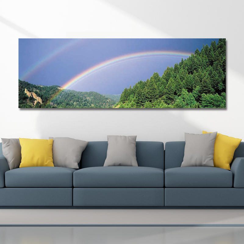 Dyc 10429 Jednosprejové Olejomaľby Fotografia Rainbow Wall Art Pre Domácu Dekoráciu