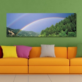 Dyc 10429 Jednosprejové Olejomaľby Fotografia Rainbow Wall Art Pre Domácu Dekoráciu