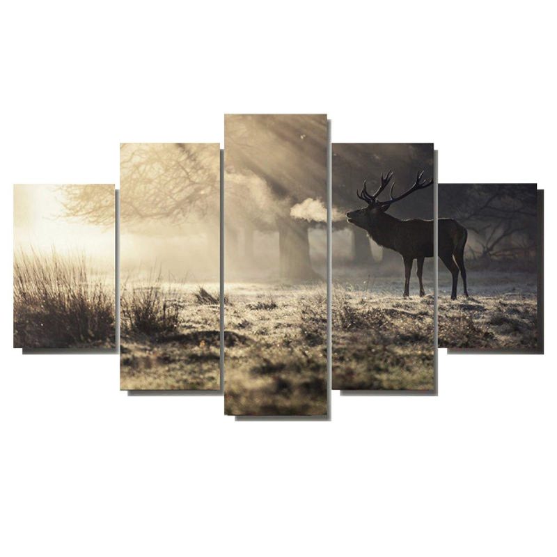 Elk Art Olejomaľby Moderný Štýl Obraz Na Plátne Nástenné Nezarámované Obrazy Home Decor