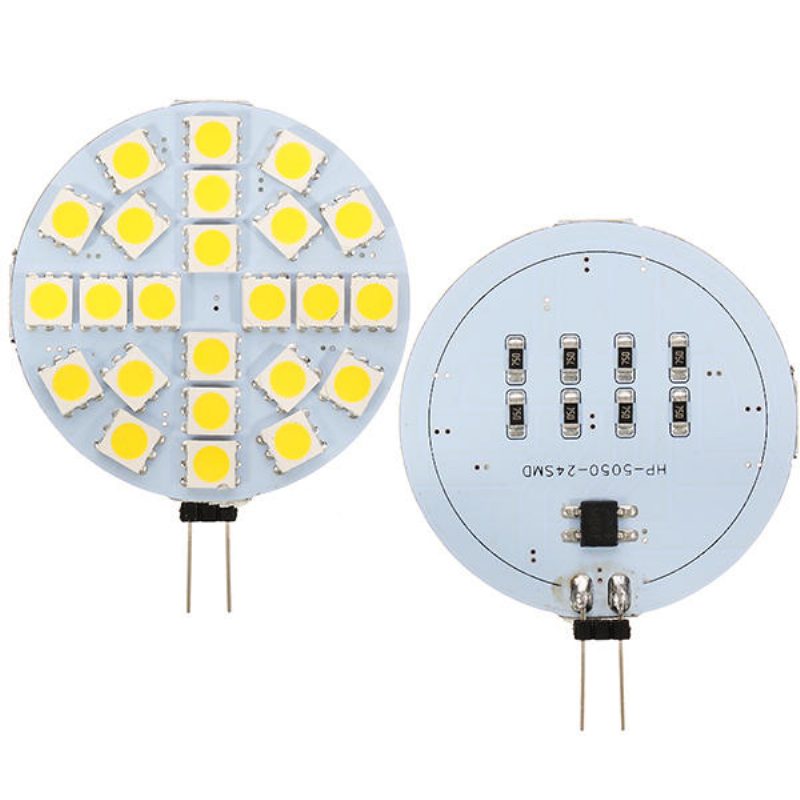 G4 3w Stmievateľná Žiarovka Smd5050 24led Teplá Biela Čisto Dc12v