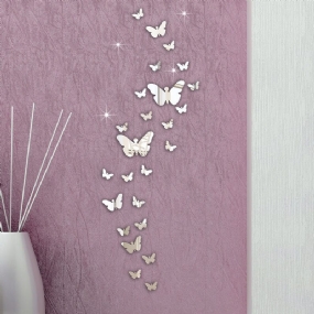 Honana Dx-y5 30pcs Butterfly Combination 3d Zrkadlové Samolepky Na Stenu Home Decor Diy Dekorácia Do Izby