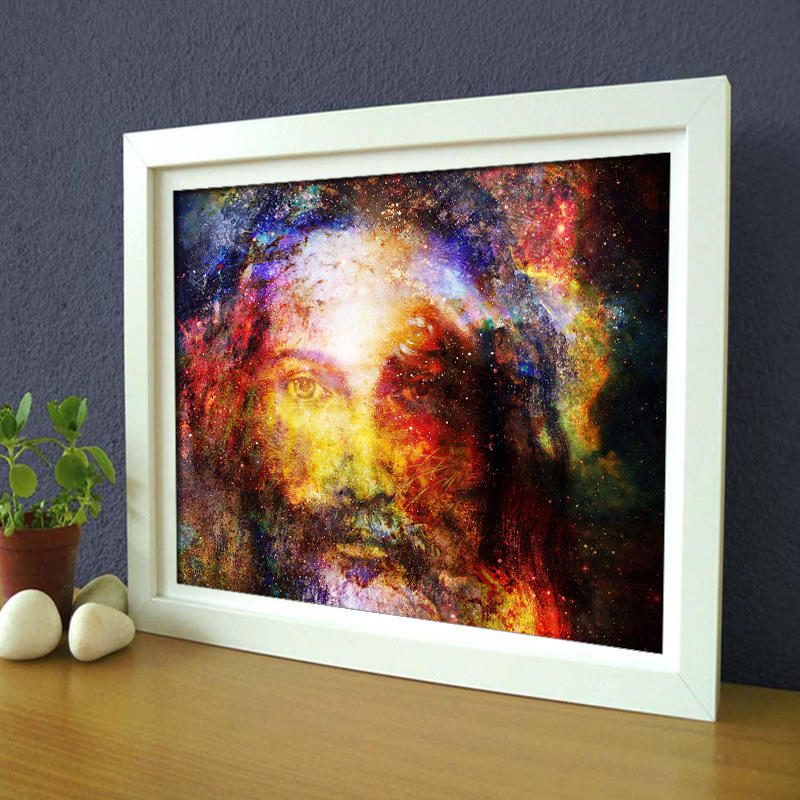 Miico Ručne Maľované Olejomaľby Jesus Portrait Wall Art Pre Domácu Dekoráciu