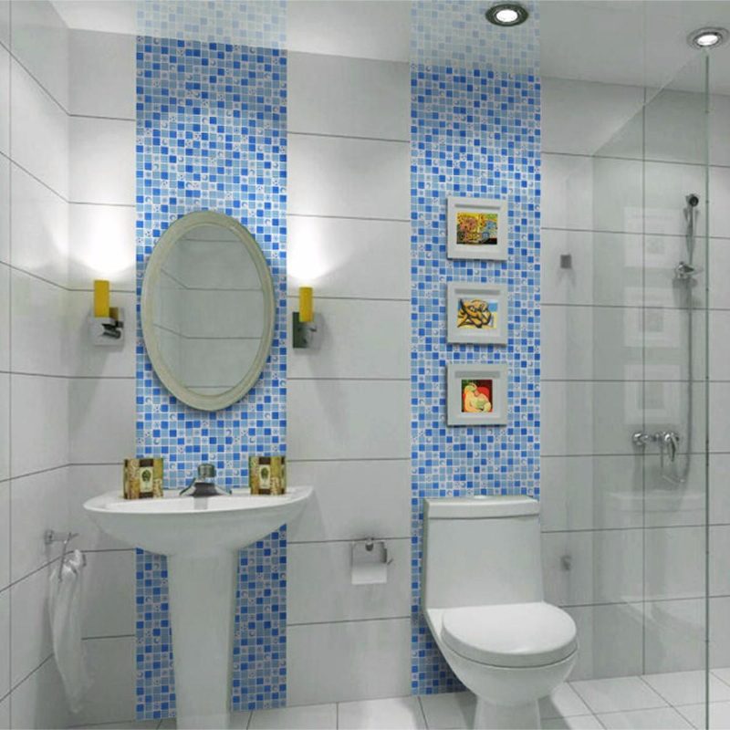 Vodotesná Kryštálová 3d Mozaiková Nálepka Na Stenu Na Dekoráciu Kúpeľne