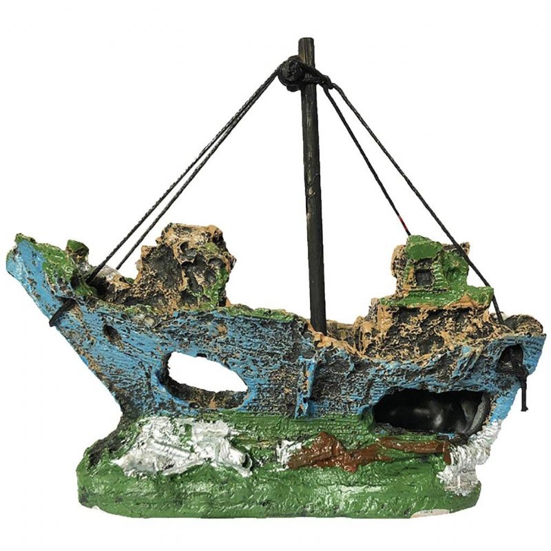 Akvárium Decor Fish Tank Pirate Ship Wreck