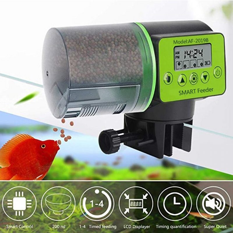 Automatický Dávkovač S Časovačom Pre Akvárium Fish Feeder