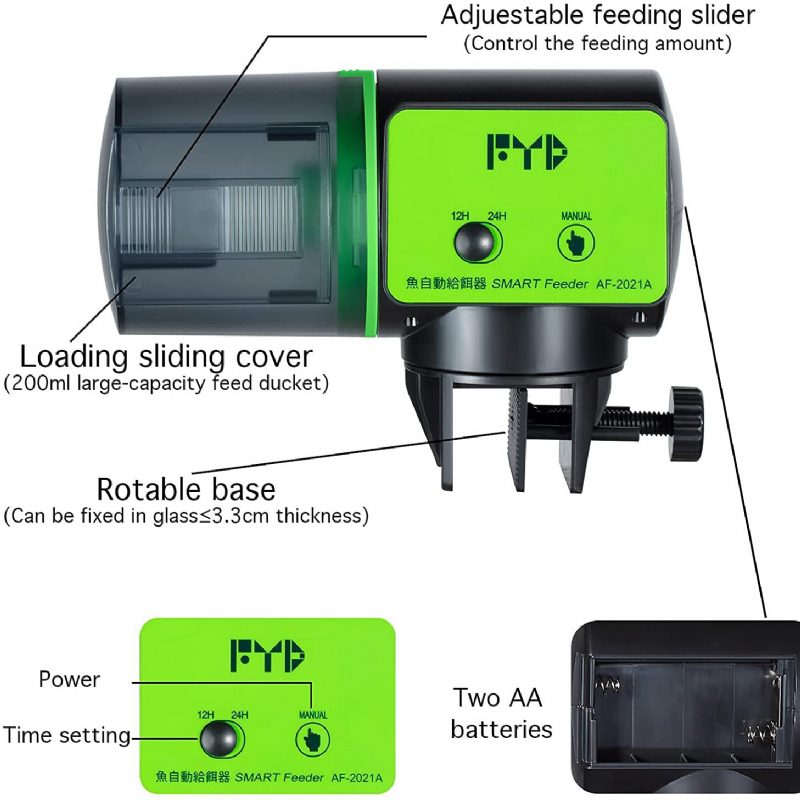 Automatický Dávkovač S Časovačom Pre Akvárium Fish Feeder