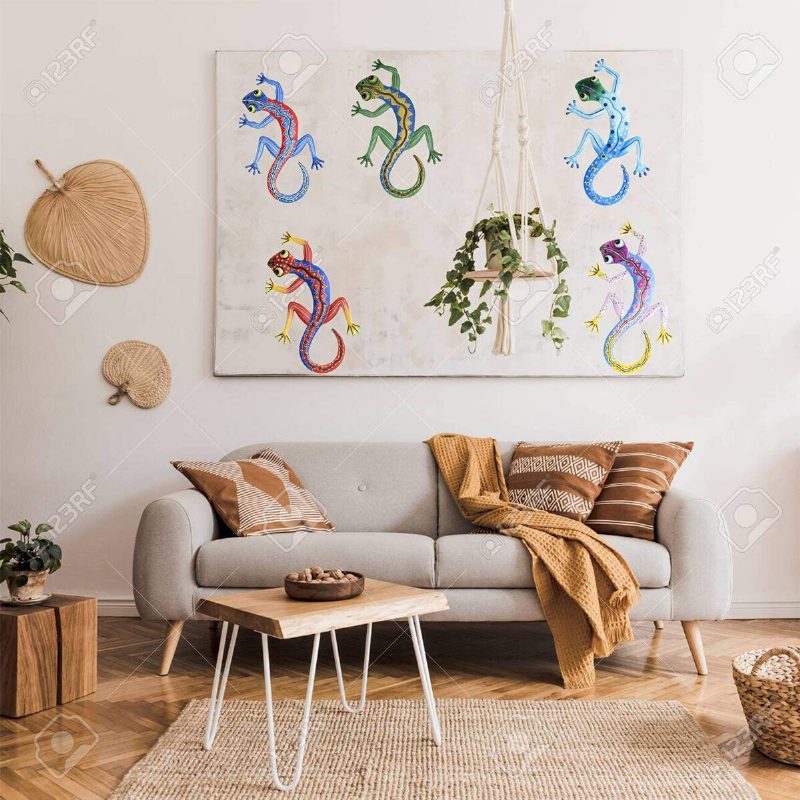 2/3/5 Metal Gecko Wall Decor Art Set Závesná Umelecká Nástenná Dekorácia Do Spálne Obývacia Izba Kancelária Záhrada