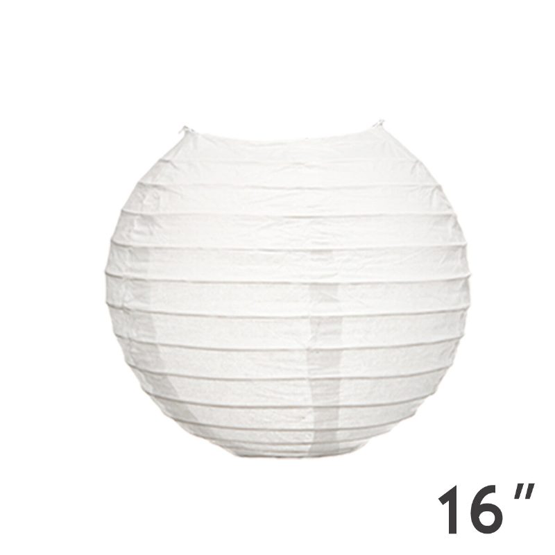 3ks Biele Okrúhle Papierové Lampáše Čínske Závesné Dekorácie Dekoratívne Na Na Svadobnú Hostinu