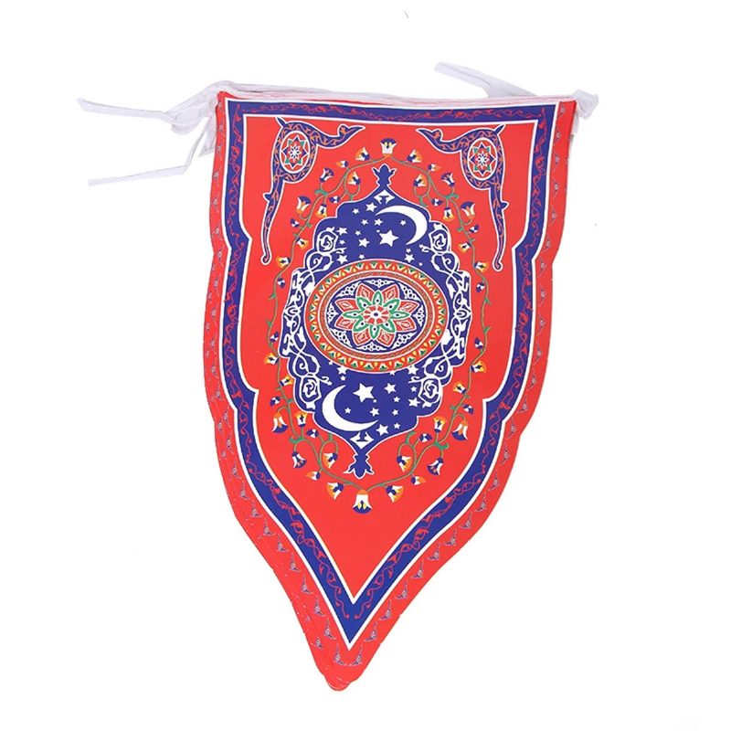 8ks Ramadánová Vlajka Islamský Strnád Závesná Eid Mubarak Party Dekorácie
