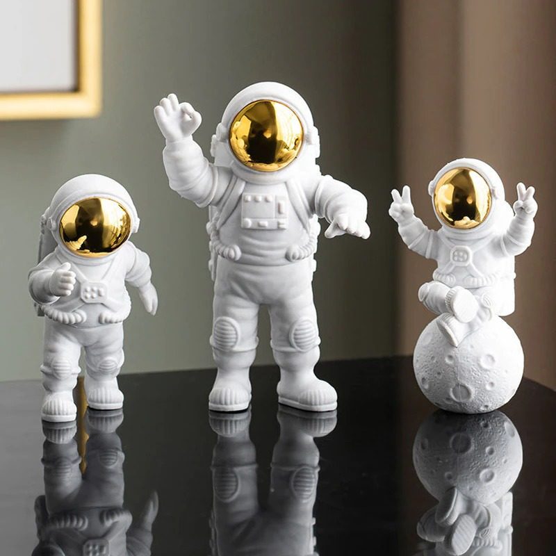 Akčné Figúrky Na Dekoráciu Astronautov A Mesiaca