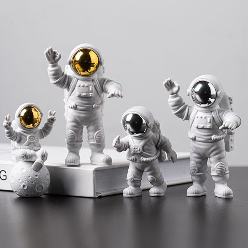 Akčné Figúrky Na Dekoráciu Astronautov A Mesiaca