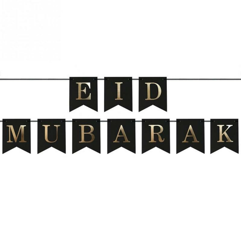 Eid Mubarak Ramadán Kareem Islam Vlajka Strnad Dekorácie Bannerov Na Domácej Párty