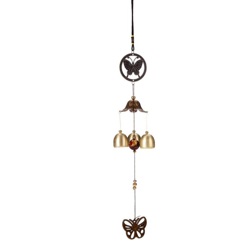 Kreatívna Kovová Dekorácia Motýľa Zvonkohra Kostol Vonkajšie Zvončeky Závesné Záhradné Dekorácie