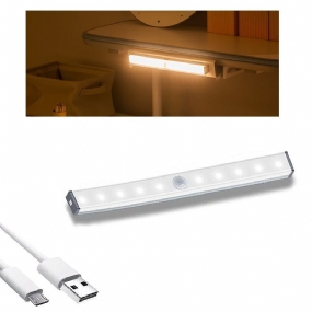 Led Nočné Svetlo Pohybový Senzor Bezdrôtová Usb Nabíjateľná Nočná Lampa