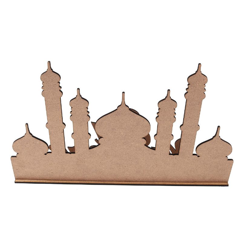 Mdf Eid Ramadan Mubarak Adventný Kalendár Odpočítavanie Diy Stand Home Decorations