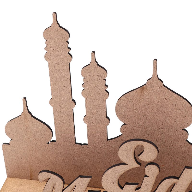 Mdf Eid Ramadan Mubarak Adventný Kalendár Odpočítavanie Diy Stand Home Decorations