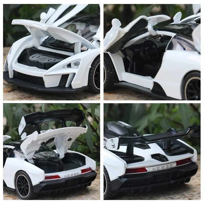 Model Športového Auta Mclaren Senna Alloy So Zvukovou Osvetlenou Hračkou