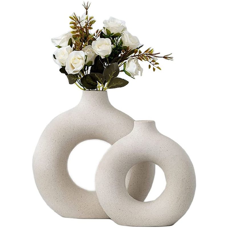 Severská Kruhová Váza Dutý Keramický Kvetináč