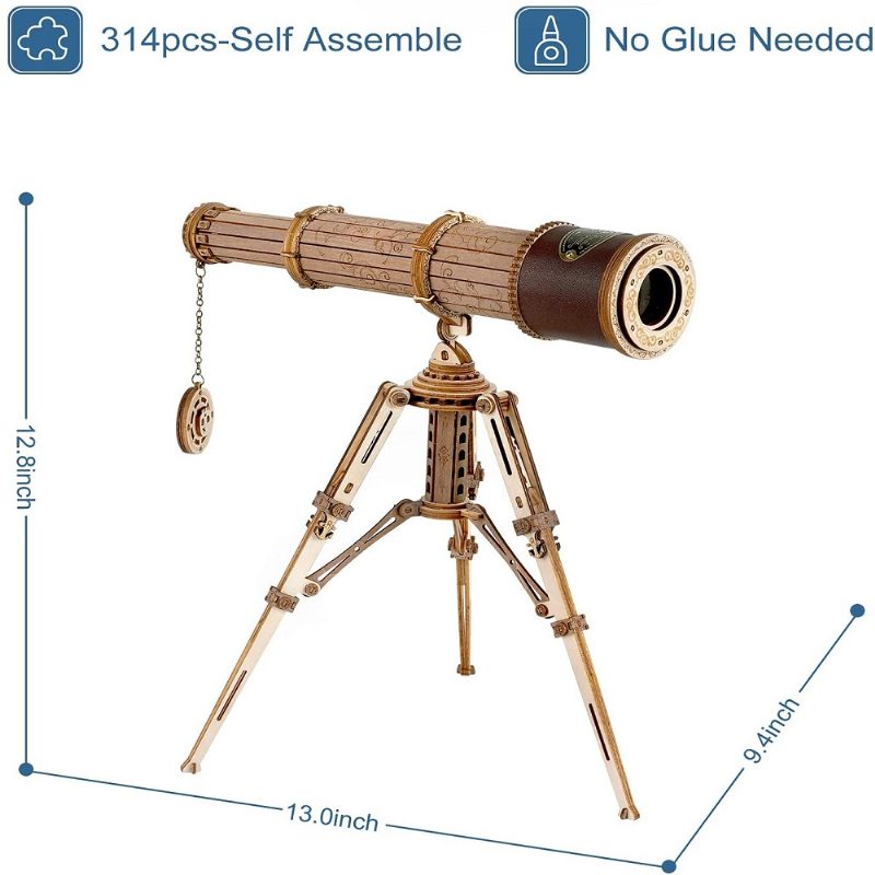 Stavebnice 3d Drevených Modelov Ďalekohľadov