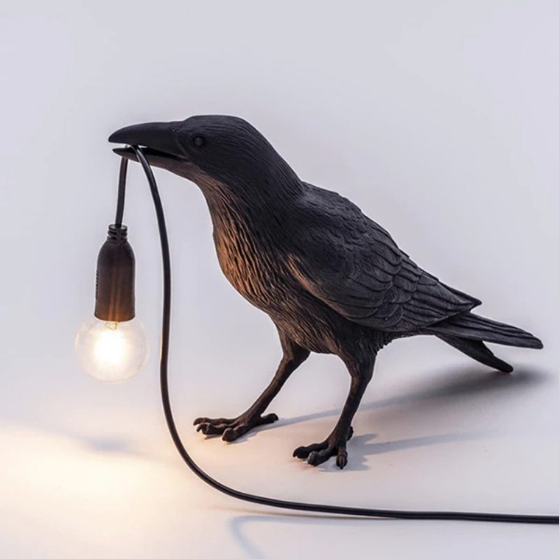 Stolná Lampa Lucky Bird Led Obývacia Izba Deco Spálne Lampy