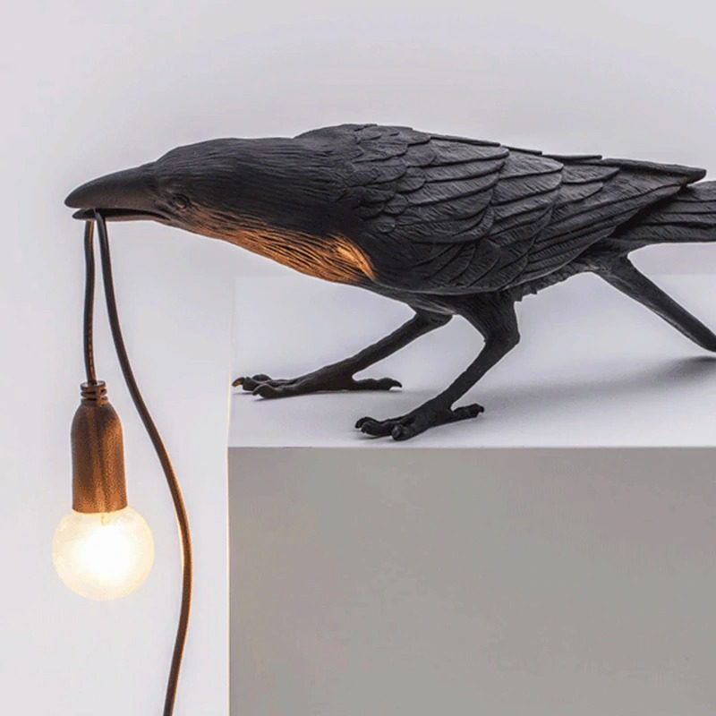 Stolná Lampa Lucky Bird Led Obývacia Izba Deco Spálne Lampy