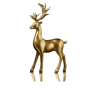 Živica Deer Golden Bull Figúrky Home Decor
