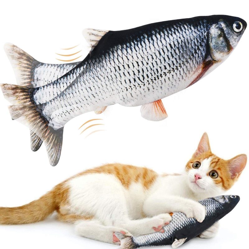 Floppy Fish Cats Interaktívne Pohyblivé Hračky Catnip