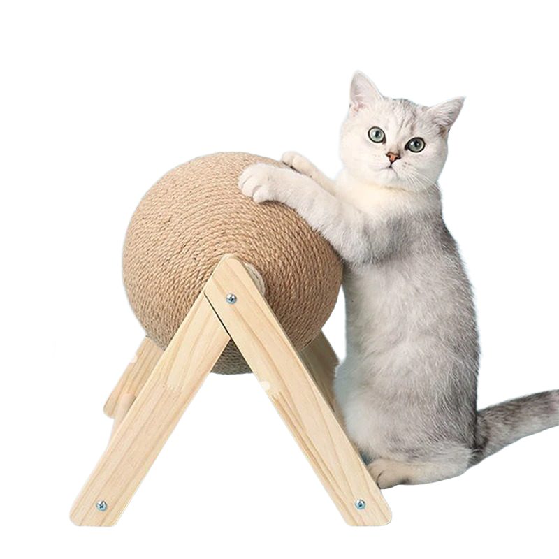 Hračka Na Škrabanie Mačky Kitten Sisal Rope Ball Board