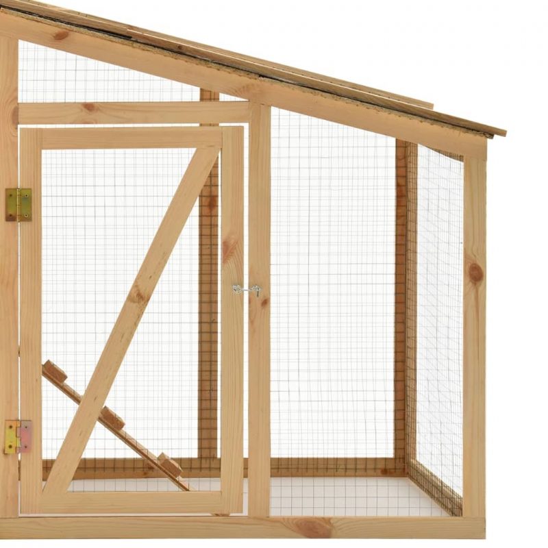 Kuracia Klietka Z Masívneho Borovicového Dreva 70.1" X 26.4" X 36.2"