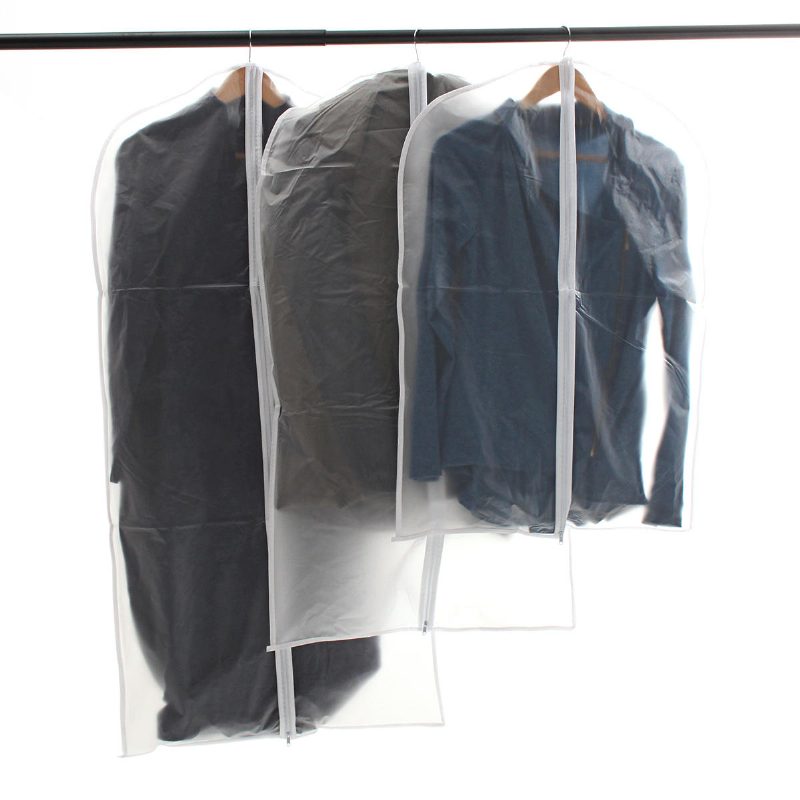 10x Oblek Cestovná Taška Na Šaty Úložný Priestor Na Poťah Kabát Bunda Zips