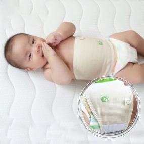 Baby Bellyband Stripe Bavlnený Chránič Gombíkov Mäkká Ochrana Pupka