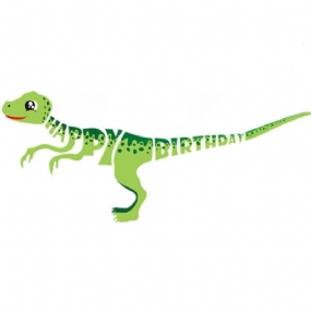 Baby Happy Birthday Dinosaur Party Dekor Shower