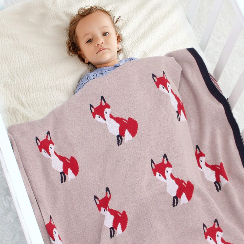 Baby Summer Fox Deka Wrap Mäkká Bavlna