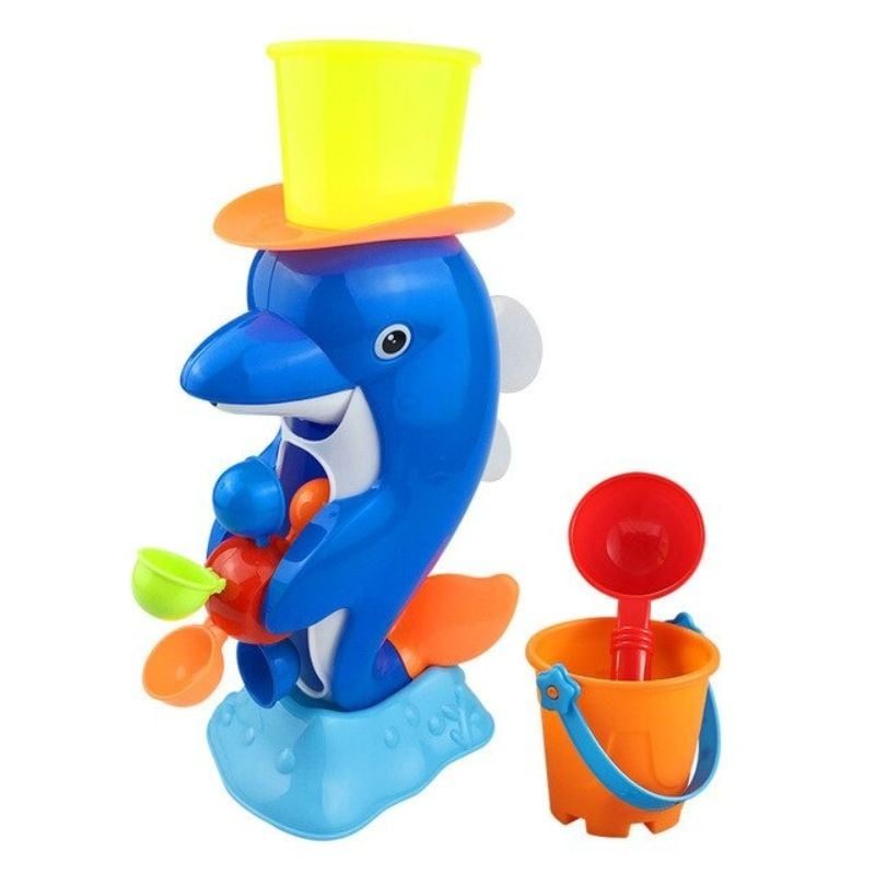 Hračky Do Vane Dolphin Waterwheel Pre Bábätká