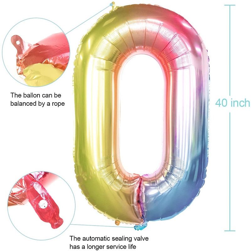Ozdobné Balónové Čísla Pre Bábätká Na Narodeniny A Párty