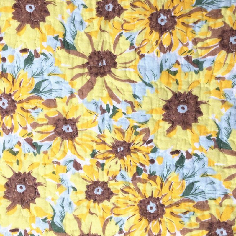 100% Bavlna Bodkovaná Slnečnica Patchwork Prikrývky Súpravy Queensunflowers