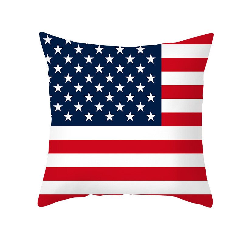 Americký Deň Nezávislosti Obliečka Na Vankúš Na Mieru Jednoduchý Povlak Na Z Broskyňovej Kože Na Pohovku Home
