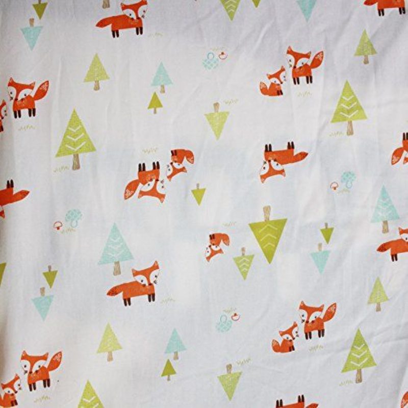 Hravá Súprava Obliečok Do Postieľky Fox Mint Posteľná Bielizeň S Mriežkou Arrow Print Do Detskej Woodland Nursery Viacfarebná Unisex 8ks