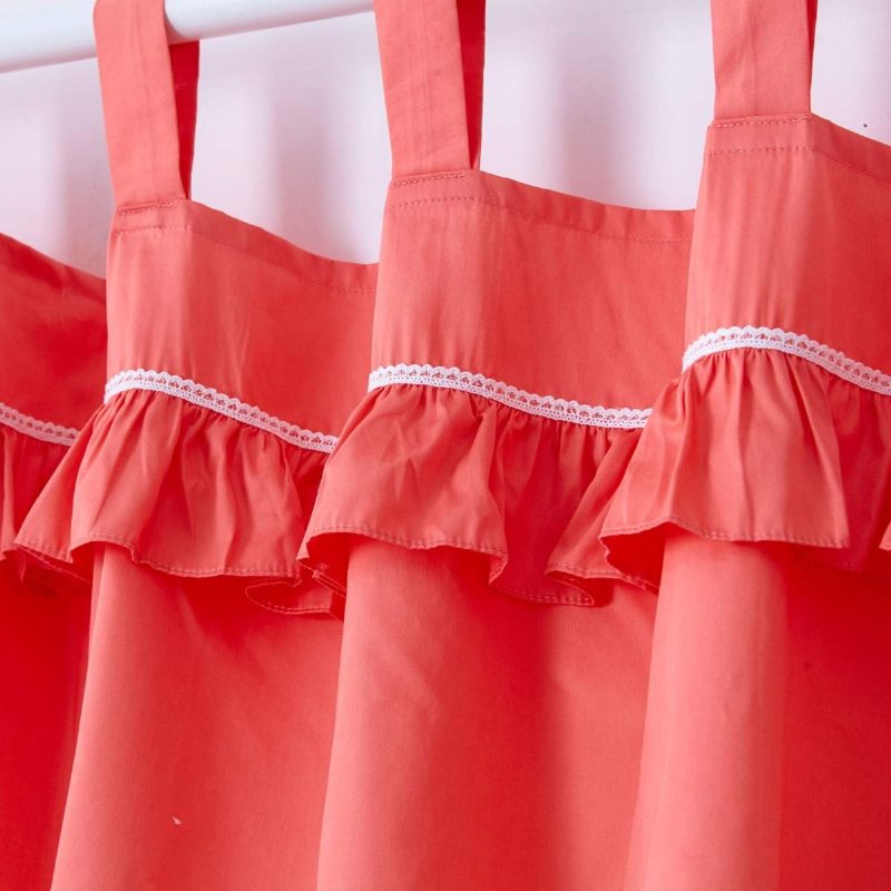 Jednofarebné Súpravy Posteľnej Bielizne Pre Dievčatá S Podložkami Luxusná Súprava Oranžových Koralových Obliečok Do Detskej Izby 100 % Egyptská Bavlna