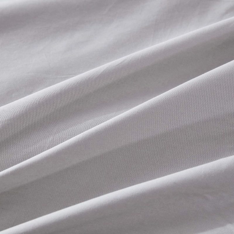 Moderná Posteľná Súprava Zo 100 % Bavlny Jednoduchý Životný Štýl Sivá Biela Modrý Patchworkový Dizajn Obliečok Na Paplón (1 Obliečka Na A 2 Obliečky Na Vankúš)