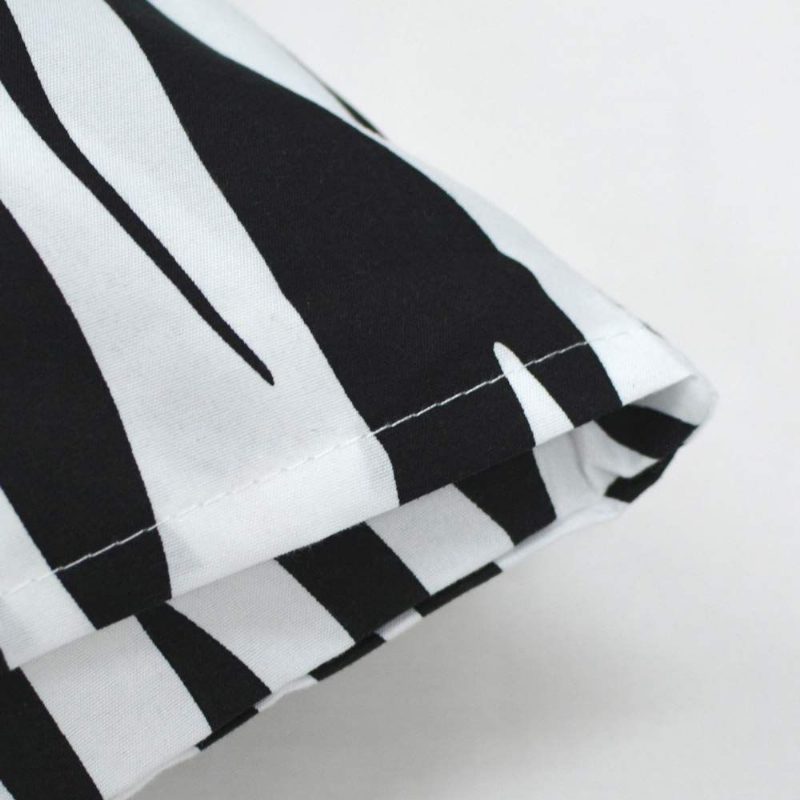 Obliečky Na Vankúše Z Mikrovlákna – 2 Kusy Zebra Stripe Black And White