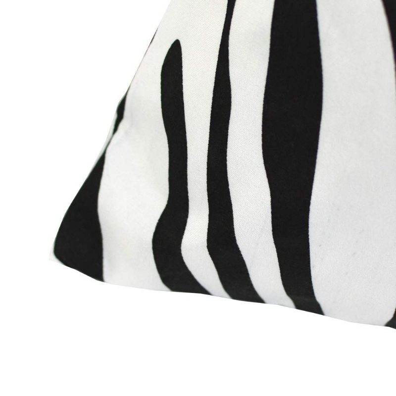 Obliečky Na Vankúše Z Mikrovlákna – 2 Kusy Zebra Stripe Black And White