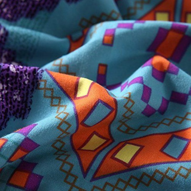 Obliečky V Etnickom Štýle Maroko Na Americký Vidiecky Štýl V Bohémskom Boho Obliečka Na Prikrývku 4ks