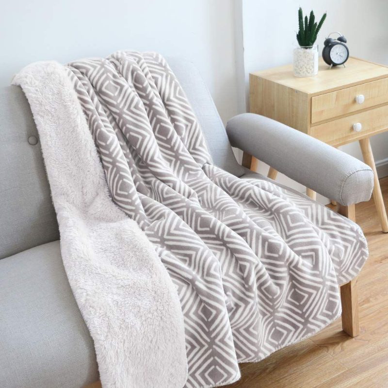 Sherpa Throw Deka Pohovka Stolička Ľahká Celosezónna 50 X 60 Palcov