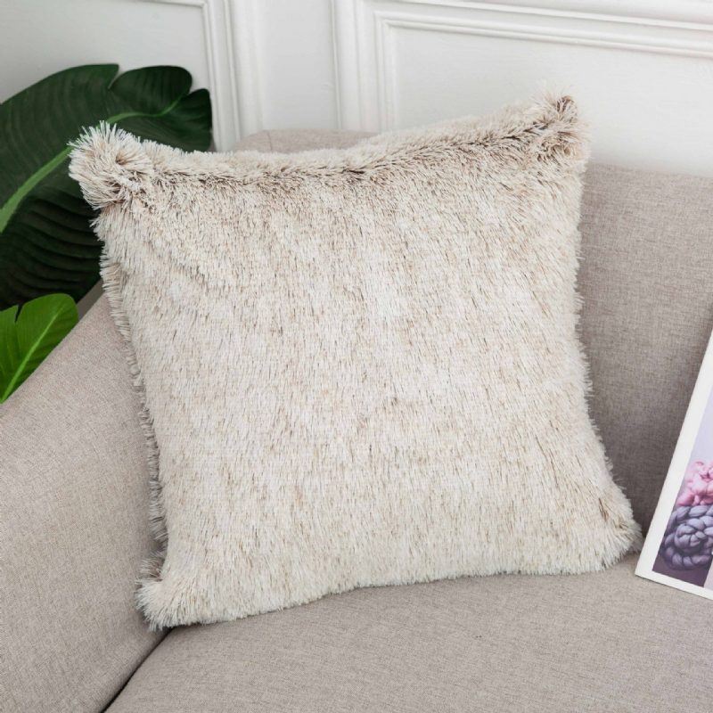 Vankúš S Dlhými Vlasmi Nočný Gradient Color Back Cushion Plyšová Obliečka Na