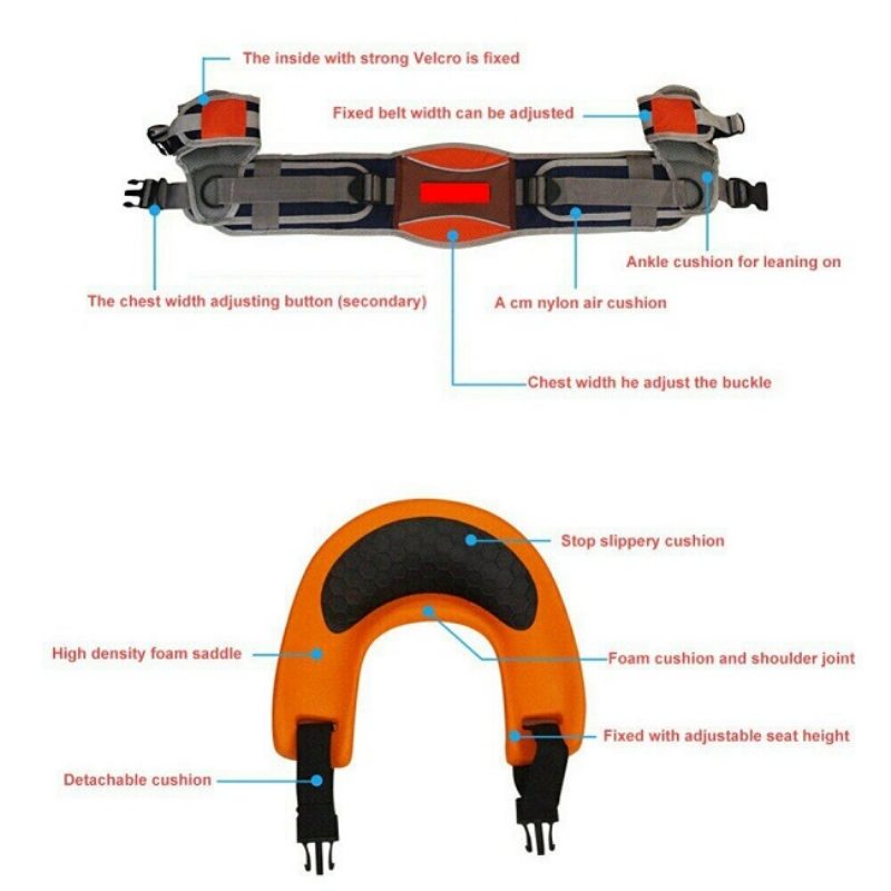 Detský Hands-free Ramenný Nosič S Popruhmi Na Členky